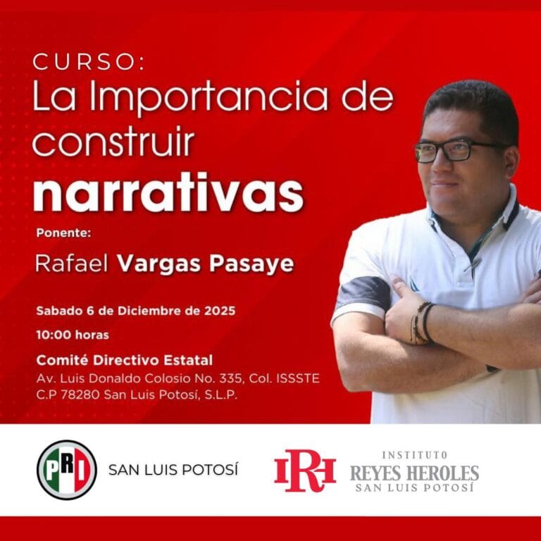 Narrativas que transforman: PRI SLP abre espacio de formación.