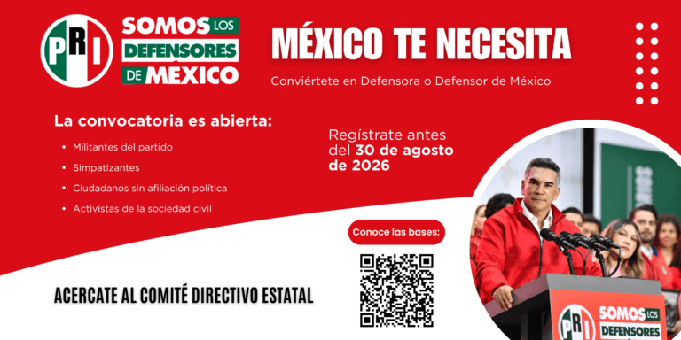 CONVOCATORIA PARA EL PROCESO INTERNO DE REGISTRO, SELECCIÓN Y DESIGNACIÓN DE LAS PERSONAS DEFENSORAS Y DEFENSORES DE MÉXICO DEL PARTIDO REVOLUCIONARIO INSTITUCIONAL EN LAS ENTIDADES FEDERATIVAS, EN LOS DISTRITOS ELECTORALES FEDERALES, LOCALES,MUNICIPIOS Y SECCIONES A NIVEL NACIONAL.