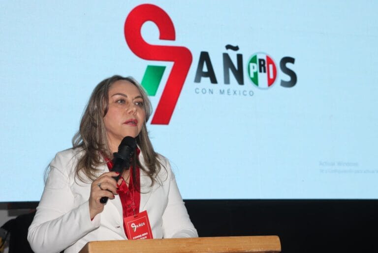 “San Luis Potosí quiere que el PRI vuelva a gobernar”: Sara Rocha en aniversario del tricolor.