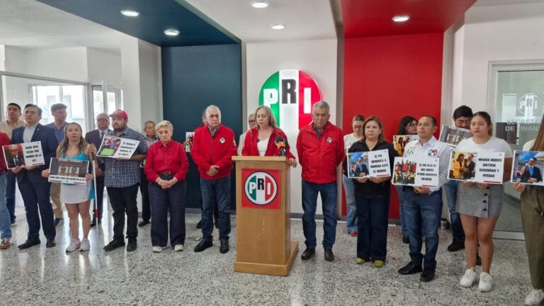 Sara Rocha Medina respalda denuncias internacionales del PRI contra Morena.